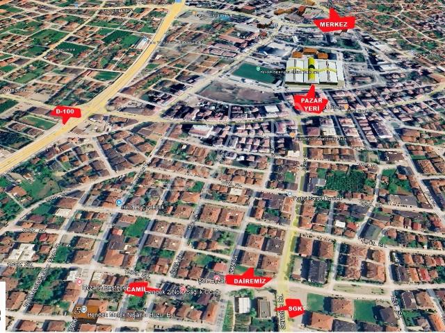 3 şeker Emlak 135 M2 İlçe Merkezine Yakın Kiralık Oda