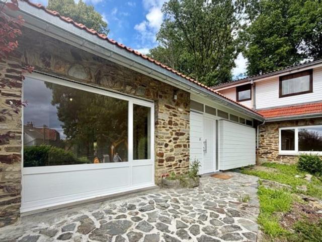 3 façades de plain pied avec jardin