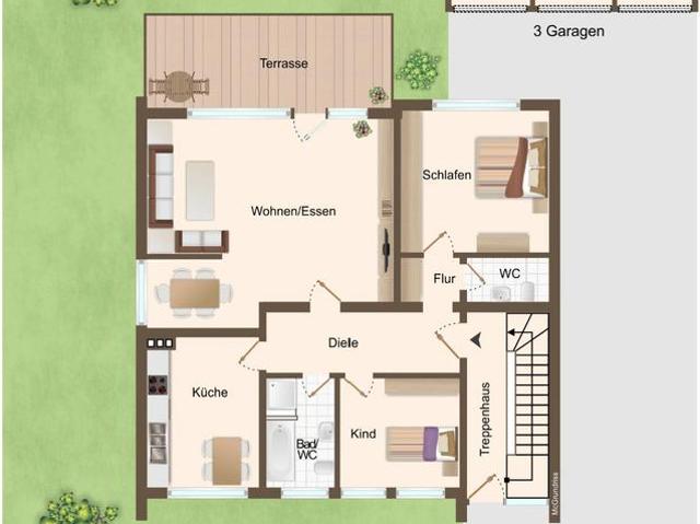 3 Familienhaus mit großen Garten OHNE MAKLER oder PROVISION