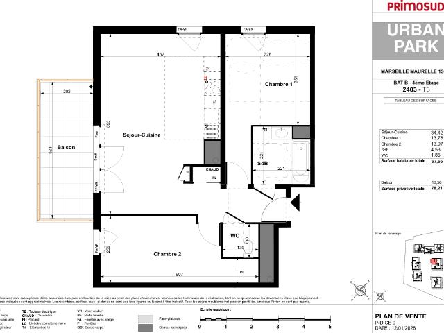 3 pièces · 67.65 m²