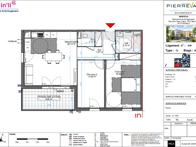 3 pièces · 69.06 m²