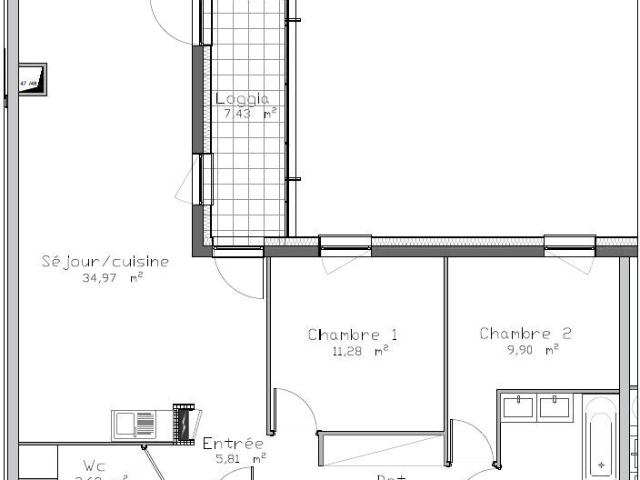 3 pièces · 69.31 m²