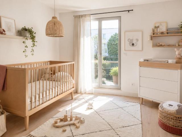 3 PIECES TRAVERSANT Parc Bordelais – 2 TERRASSES & PARKING