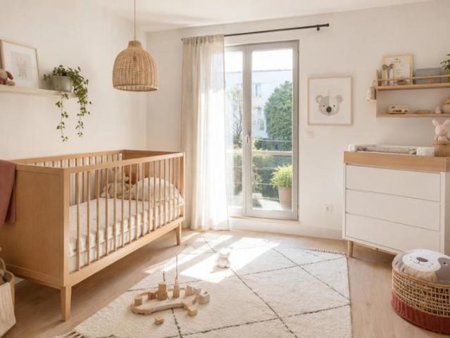 3 PIECES TRAVERSANT Parc Bordelais – 2 TERRASSES & PARKING
