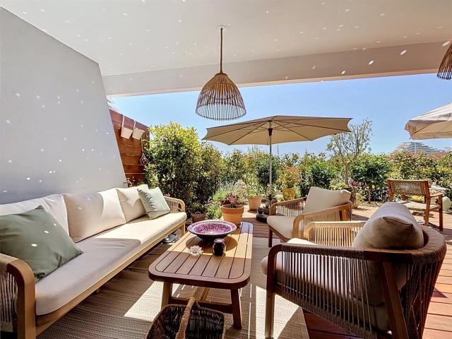 3 pièces d’exception avec jardin 67m² Villeneuve Loubet