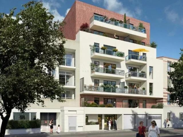 3 pièces récent en centre ville avec balcon et parking