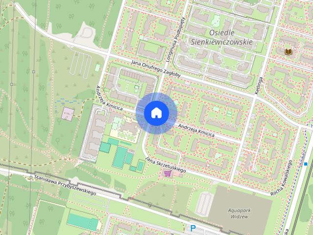 3 pok. 63 m2, 3p, przy ul. Kmicica