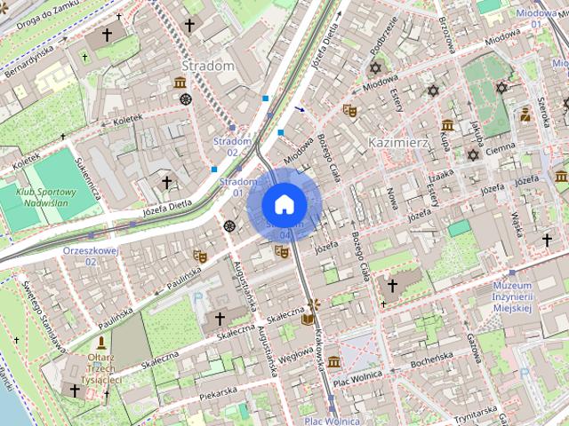 3 pokoje | 50 m² | Kazimierz| 4100 ALL