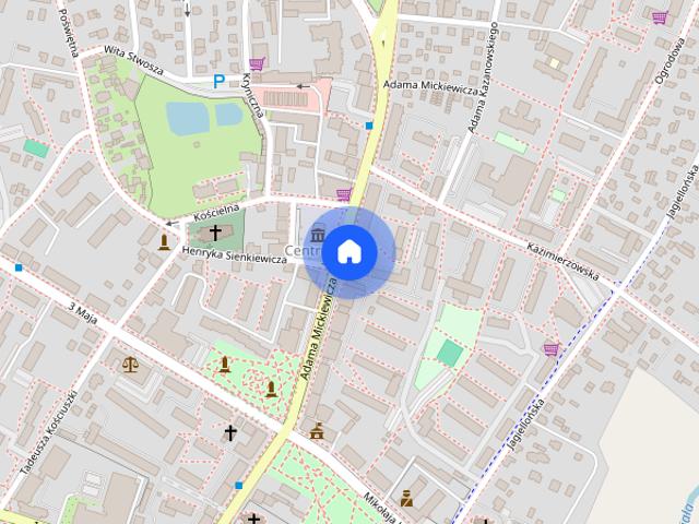 3 pokoje | 63 m² | 1 piętro | Centrum Bielska Podlaskiego przy Ratuszu