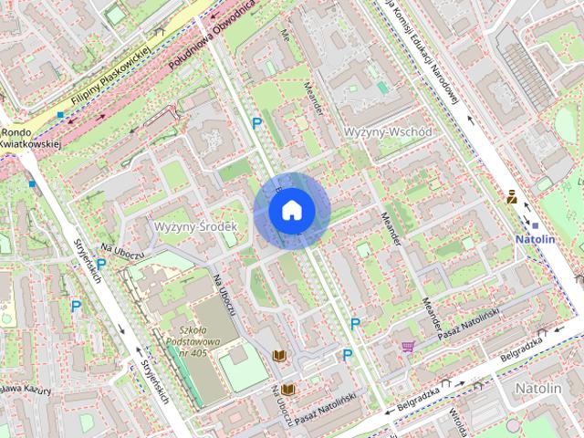 3 pokoje 65m² z KLIMATYZACJĄ i przy METRZE NATOLIN – widok na park!