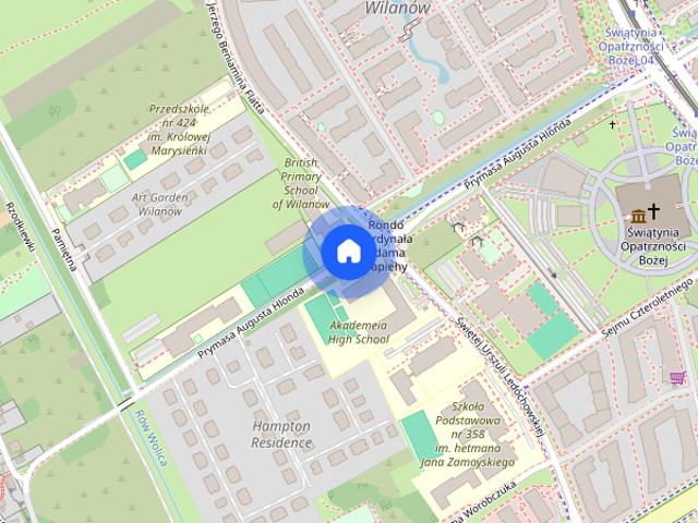 3 pokoje 69 m², umeblowane, balkon, winda – Wilanów bez prowizji