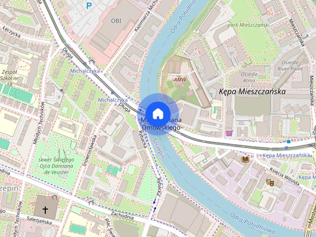 3 pokoje, 71m2, blisko Centrum Kępa Mieszczańska