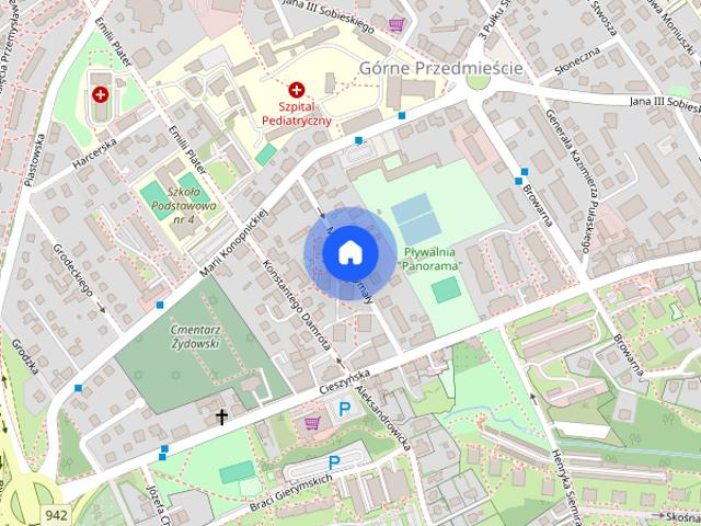 3 pokoje z balkonem blisko centrum Bielska