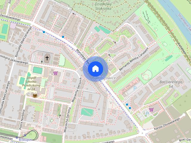 3 pokoje z balkonem| free parking| park za oknem, ul. Bacciarallego 65