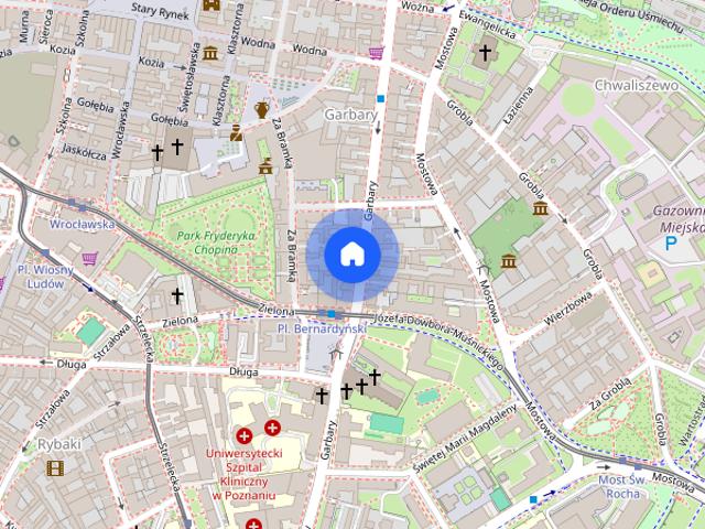 3 pokoje z balkonem + salon z kuchnią, klimatyzacja, PARKING, CENTRUM