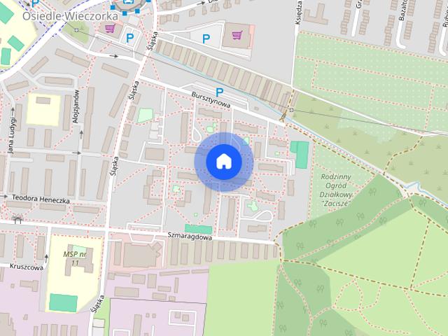 3 pokoje, z balkonem, umeblowane,Bursztynowa 16