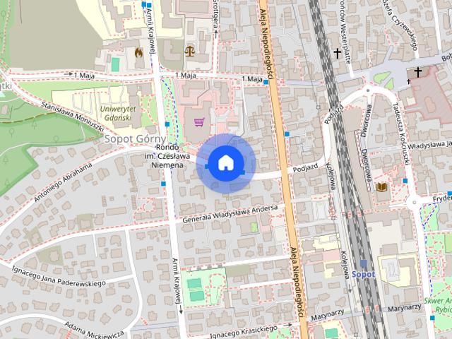 3 Pokoje blisko Skm Sopot Główny i Wydziału UG