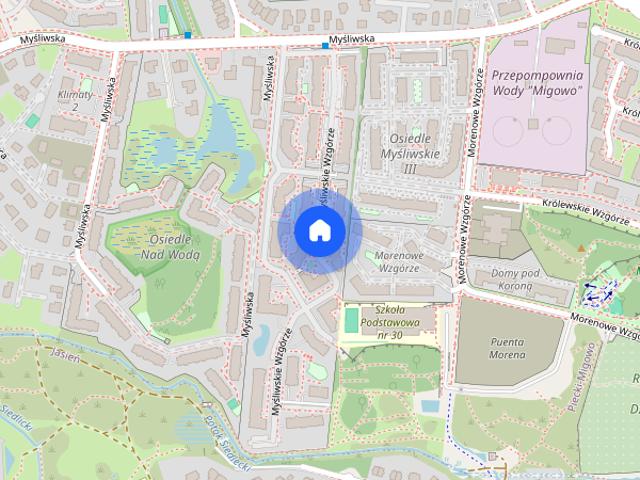 3 pokoje, Myśliwskie Wzgórze, Gdańsk Morena, winda. Od zaraz