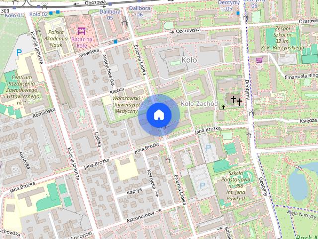 3 pokojowe mieszkanie 49 m2.Metro Księcia Janusza