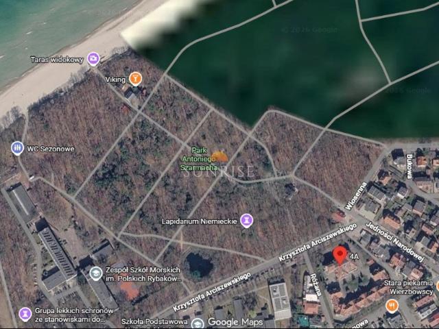 3 pokojowe mieszkanie 65,3 m² z balkonem blisko plaży