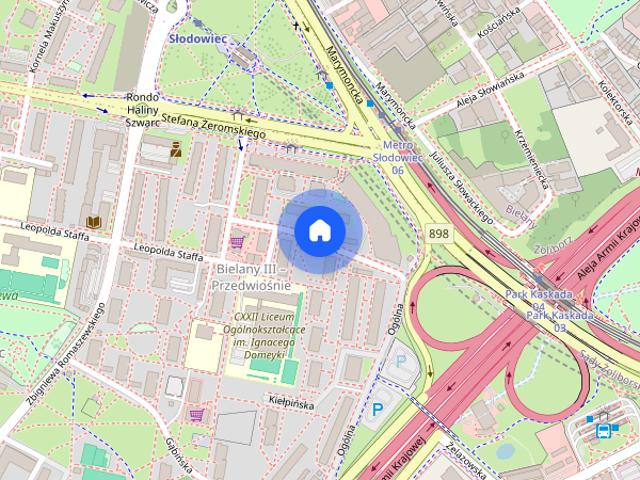 3 pokojowe mieszkanie blisko Metra Słodowiec – 48,52 m²