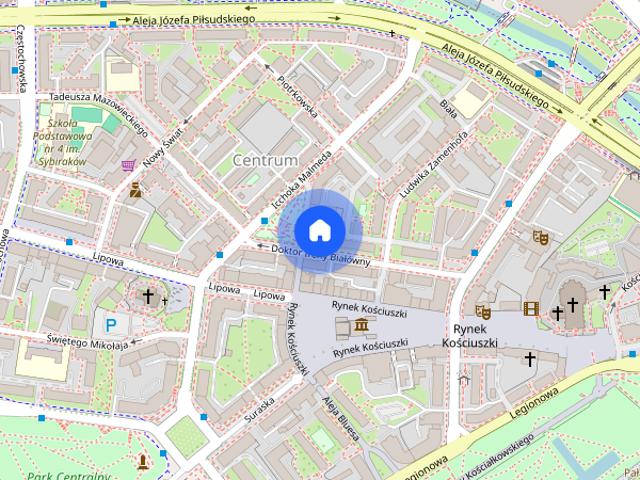 3 pokojowe mieszkanie w ścisły centrum. Białówny