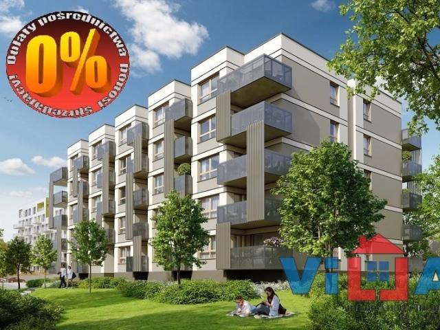 3 pokojowe mieszkanie z balkonami w nowoczesnym apartamentowcu