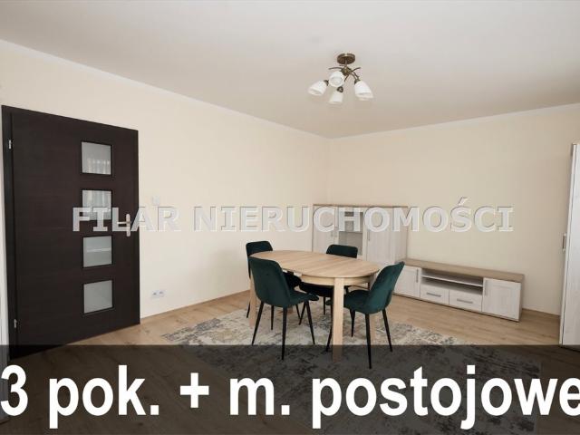 3 pokojowe mieszkanie z balkonem i miejscem w garażu