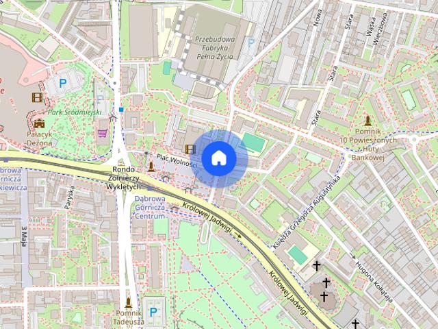 3 pokojowe Centrum Pałac Kultury WSB