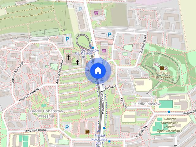 3 pokojowego klimatyzowane widokowe mieszkanie z balkonem Piastów 65