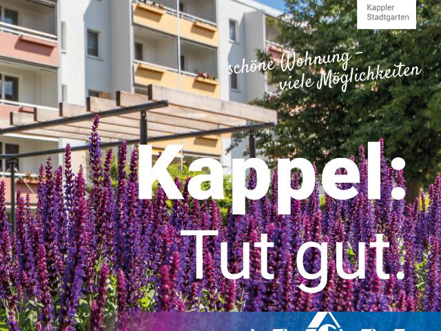 3 Raumwohnung mit Wanne und Balkon