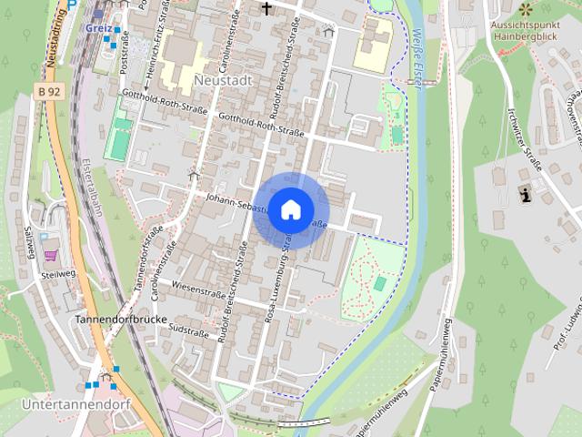 3 Raumwohnung in der Greizer Neustadt