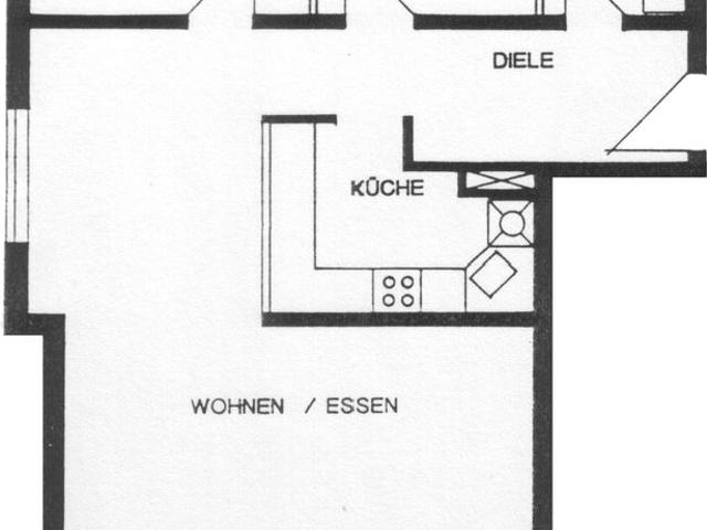 3 Raum Wohnung, 85,1 m² mit Balkon und Fußbodenheizung im Grünen