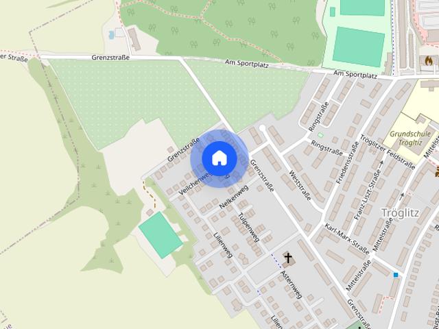 3 Raum Wohnung im Erdgeschoß Gartenmitbenutzung und PKW Stellplätzen zu vermieten 360° Tour!