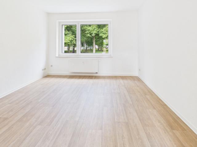 3 Raum Wohnung im Erdgeschoss mit Balkon am Schlossteich