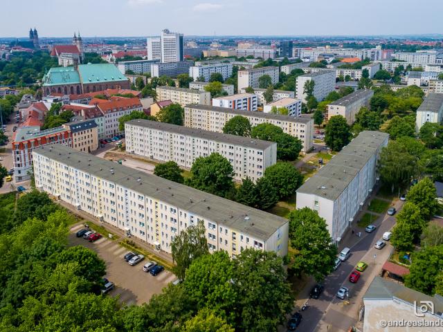3 Raum Wohnung mit Balkon mitten in der City