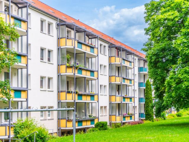 3 Raum Wohnung mit Balkon auf dem Kapellenberg