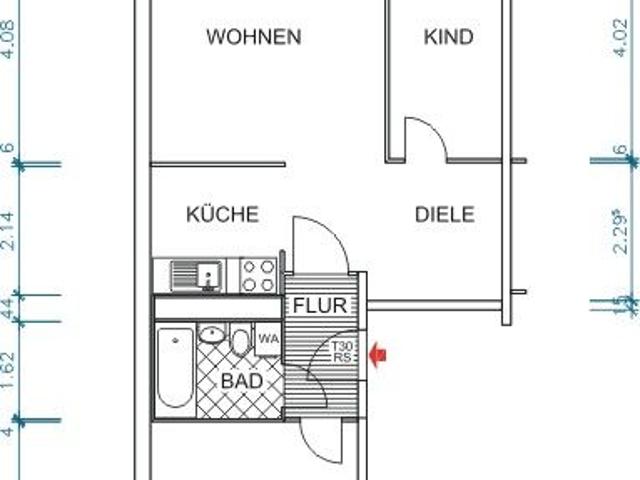 3 Raum Whg. für Sie renoviert!