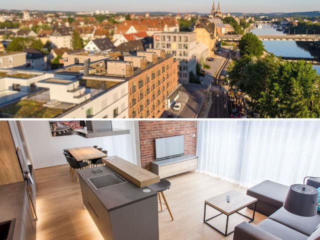 3 room apt. new building, modern, close to the centre, Danube view, VAT included & car parking, Regensburg Amsterdam Apartments for Rent