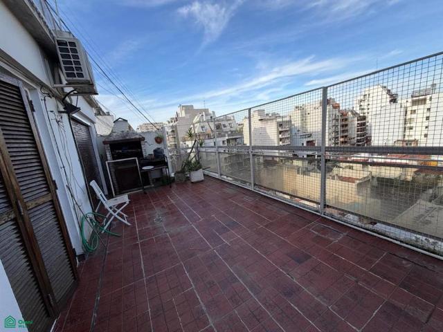 3 room apartment for rent with large terrace with grill and garage in Villa Crespo