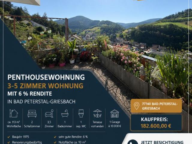 3 Schlafzimmer Wohnung Bad Peterstal Bad Peterstal 106193291
