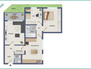 3 Schlafzimmer Wohnung Radevormwald Deutschland 102470862