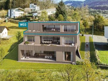 3 Wohnträume 1 Panorama. 5 Zimmer Penthouse W03