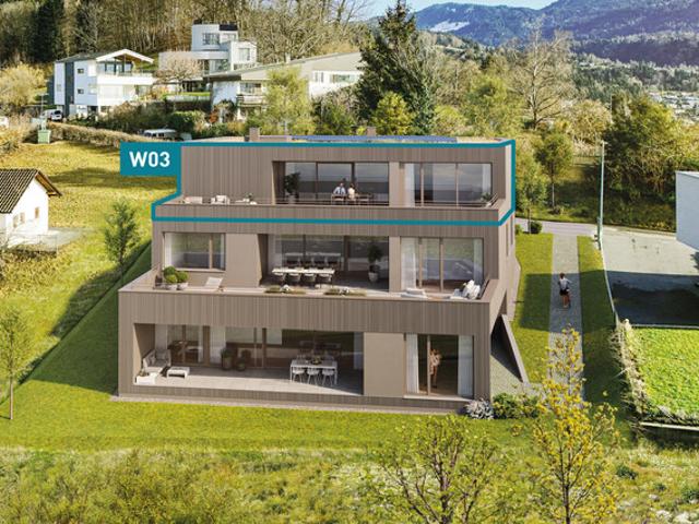 3 Wohnträume 1 Panorama. 5 Zimmer Penthouse W03