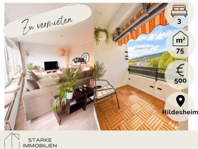 3 Zi Maisonette Whg mit Balkon und Tiefgaragenstellplatz in Hildesheim Neuhof zur Miete