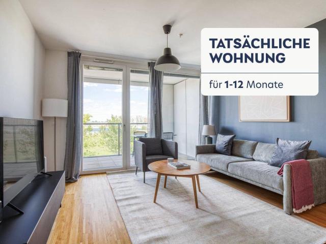 3 Zi Neubau Wohnung in der Seestadt mit Blick auf der Asperner See und Park, Lift und Balkon VIE386