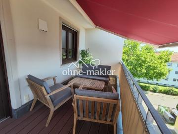 3 Zi. Dachterrassenwohnung 3. OG mit ca. 20m² Südwest Terrasse provisionsfrei