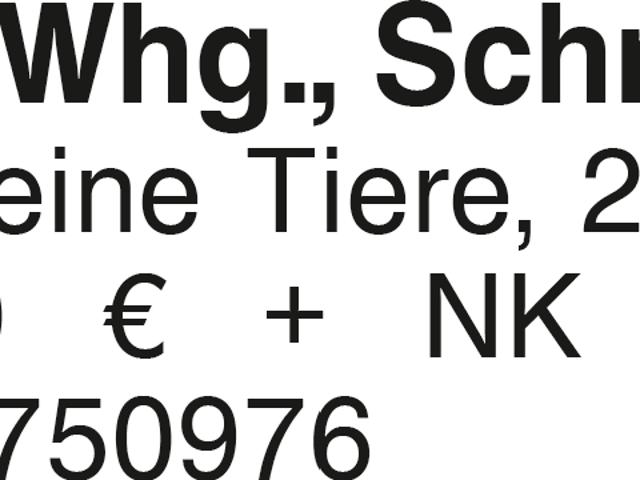 3 Zi. DG Whg Schnelldorf