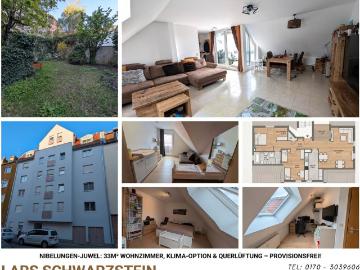 3 Zi. DG Wohnung mit Balkon, Aufzug & Spitzboden | provisionsfrei