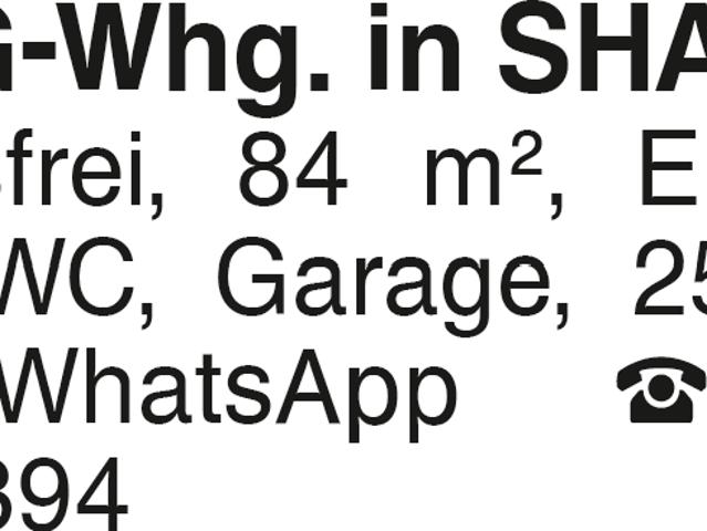 3 Zi. EG Whg in SHA